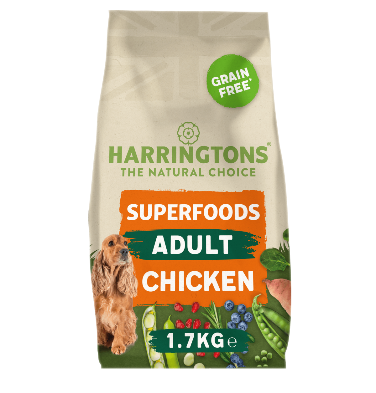 Harringtons Superfoods GrainFree Dry Adult Dog Food Chicken & Vegetab