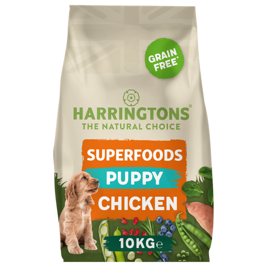 Harringtons Superfoods Grain-Free Dry Puppy Dog Food Chicken & Vegetables 10kg