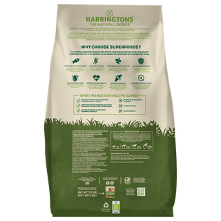 Harringtons Superfoods Grain-Free Dry Adult Dog Food Salmon & Vegetables 12kg