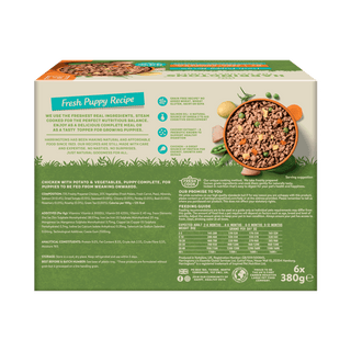 Chicken with Potato & Vegetables Grain Free Wet Puppy Food 18 x 380g