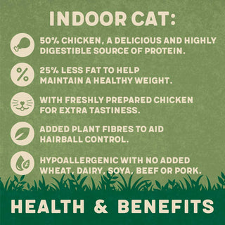 Complete Indoor Chicken Dry Cat Food 2kg