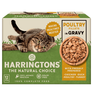 Complete Grain-Free Adult Poultry Selection in Gravy Wet Cat Food Bundle 72x85g