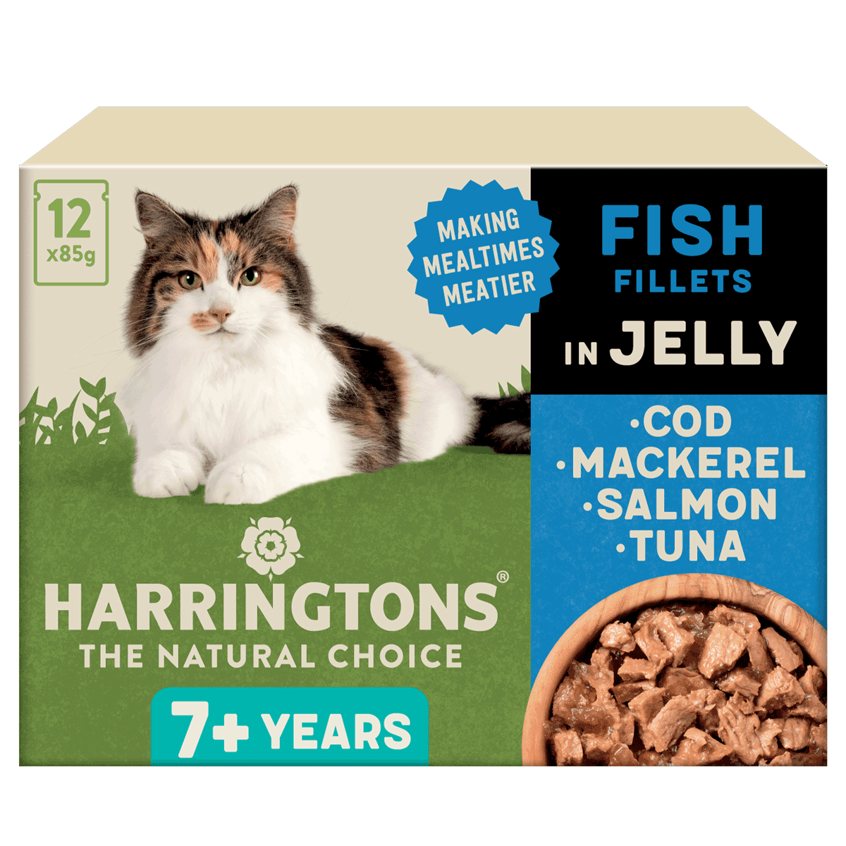 Complete Senior Grain Free Fish Selection in Jelly Cat Food Bundle