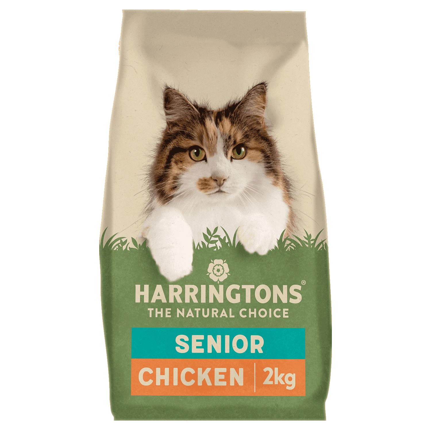 Harringtons Senior Cat Food with Fresh Chicken 4x2kg Multipack