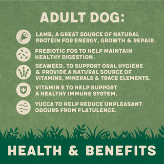 Dry Adult Dog Food Rich in Lamb & Rice 1.7kg