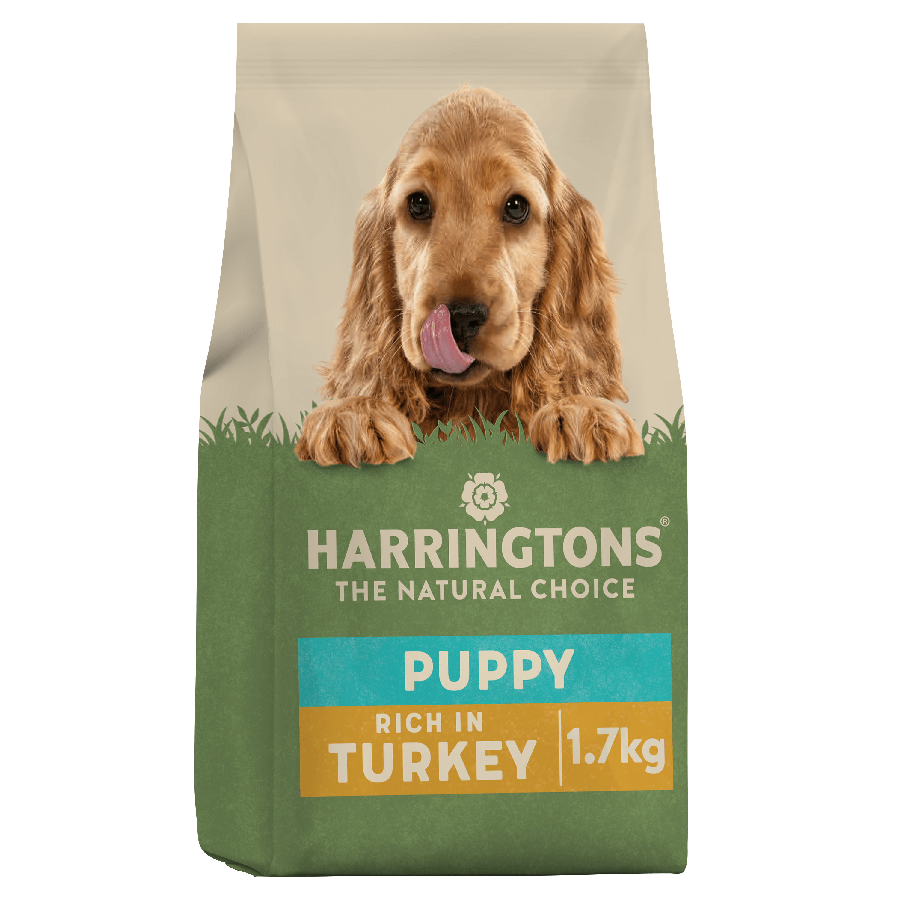 Puppy Complete Rich Turkey Rice Dog Food Harringtons