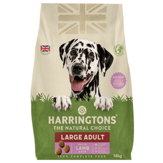 Dry Large Breed Adult Dog Food Rich in Lamb & Rice 14kg