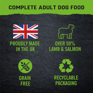 Just 6 Lamb & Vegetables Dry Dog Food 12kg