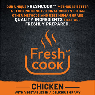 Just 6 Chicken with Vegetables & Gravy Complete Grain-Free Wet Dog Food 8 x 380g