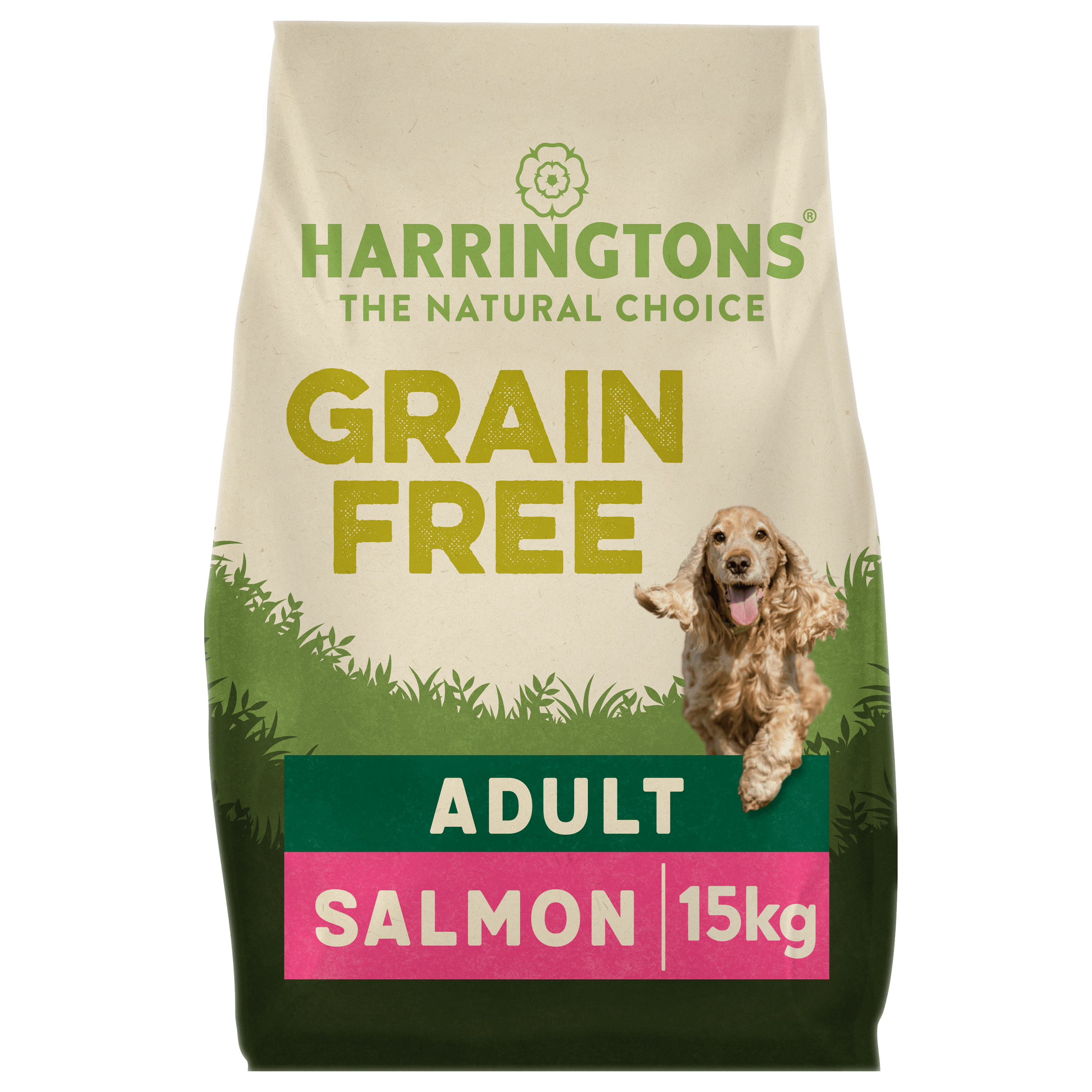 Harringtons Grain Free Dry Dog Food Complete Salmon Sweet Potato 15kg Harringtons Pet Food