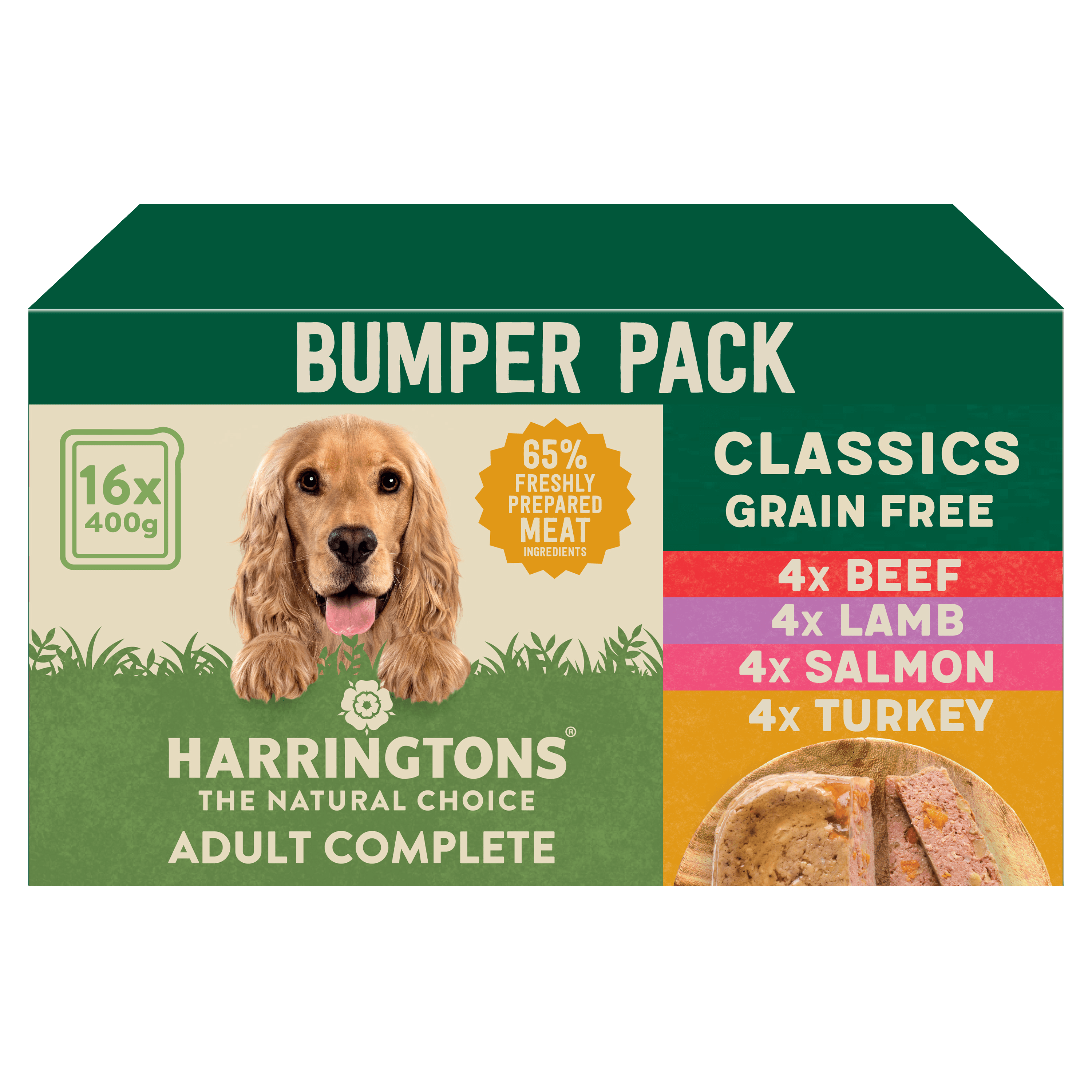 Harringtons dog food grain free sales