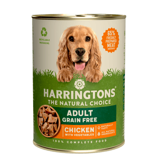 Chicken with Vegetables Grain Free Wet Dog Food 12 x 400g Tins