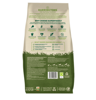 Harringtons Superfoods Grain-Free Dry Adult Dog Food Chicken & Vegetables 1.7kg