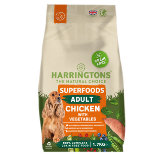 Harringtons Superfoods Grain-Free Dry Adult Dog Food Chicken & Vegetables 1.7kg