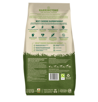 Harringtons Superfoods Grain-Free Dry Adult Dog Food Salmon & Vegetables 1.7kg