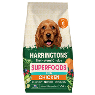 Harringtons Superfoods Grain-Free Dry Puppy Dog Food Chicken & Vegetables 1.7kg