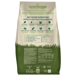 Harringtons Superfoods Grain-Free Dry Puppy Dog Food Chicken & Vegetables 10kg