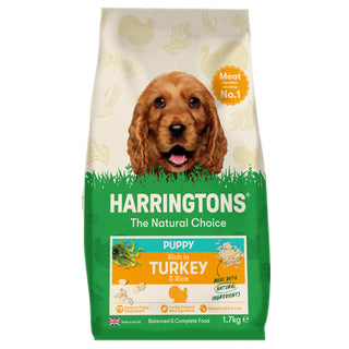 Dry Puppy Food Rich in Turkey & Rice 1.7kg