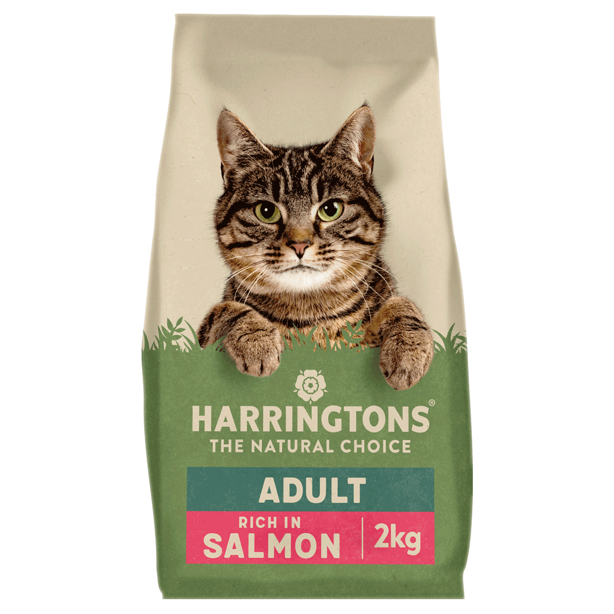 Harringtons Adult Cat Food Rich in Salmon 4x2kg Multipack