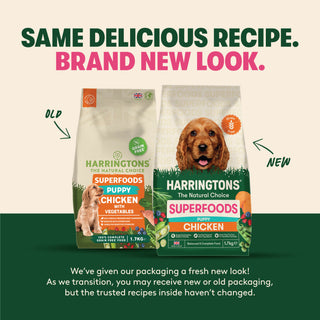 Harringtons Superfoods Grain-Free Dry Puppy Dog Food Chicken & Vegetables 10kg