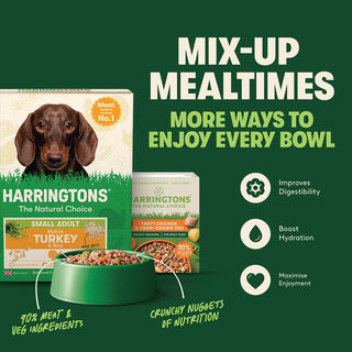 Dry Small Breed Adult Dog Food Rich in Turkey & Rice 5 x 1kg