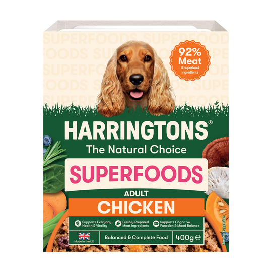 Harringtons Superfoods Grain Free Wet Dog Food Chicken 8x400g