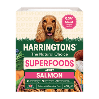 Harringtons Superfoods Grain Free Wet Dog Food Salmon 8x400g