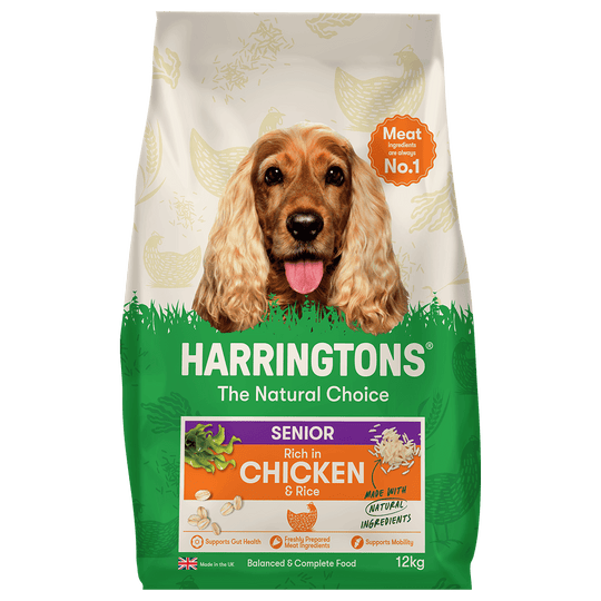 Dry Senior Dog Food Rich in Chicken & Rice 12kg