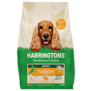 Dry Adult Dog Food Rich in Turkey & Veg 15kg