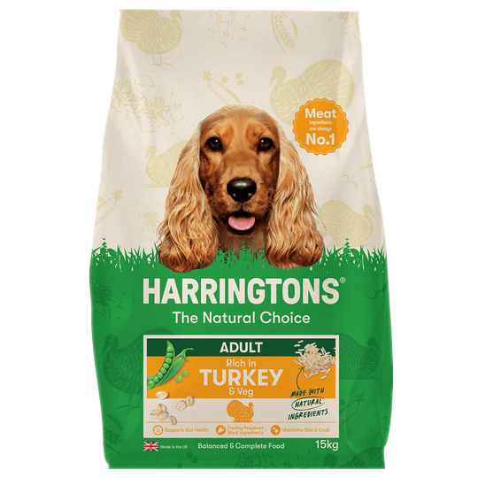 Dry Adult Dog Food Rich in Turkey & Veg 15kg