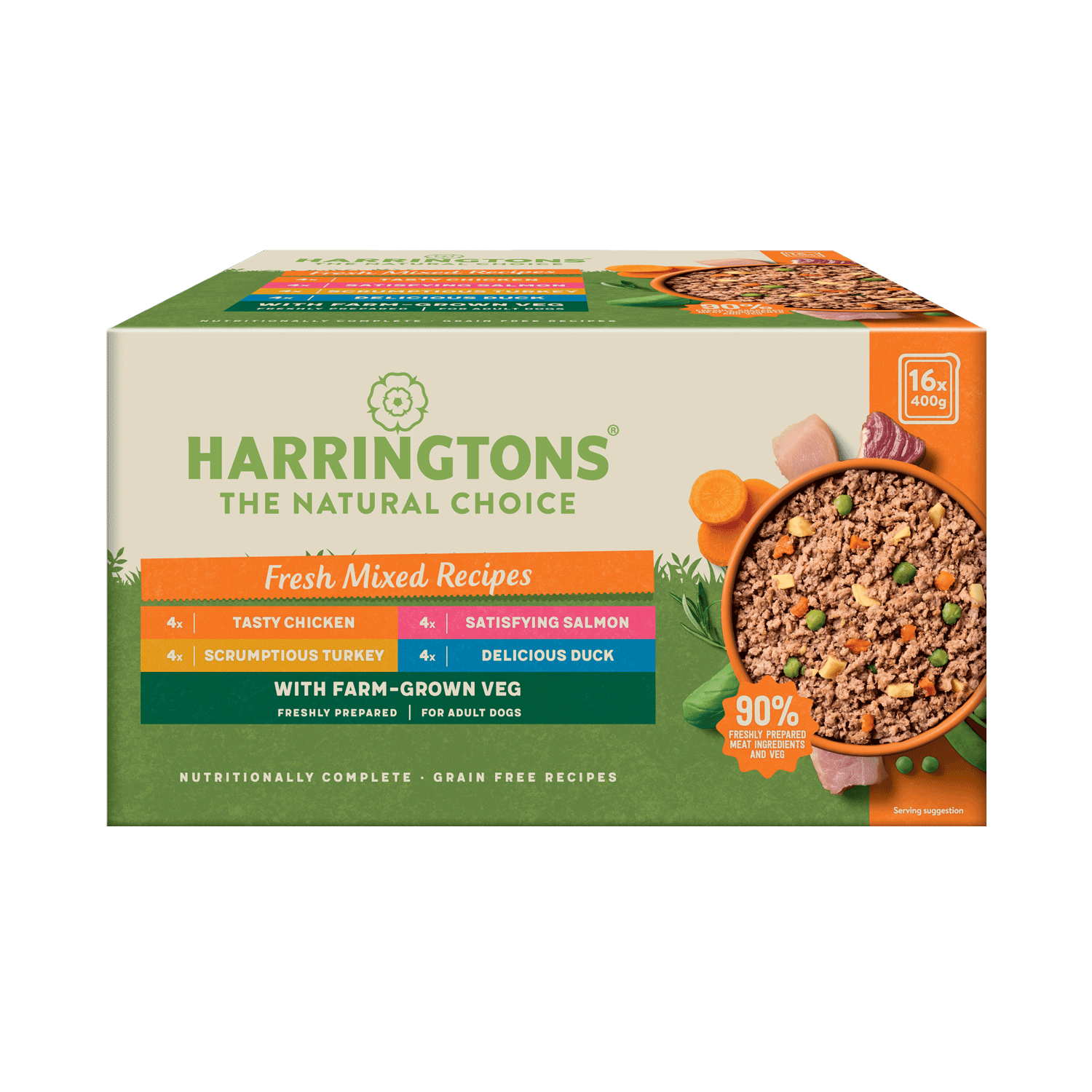 Harringtons Mixed Wet Dog Food Bumper Pack 16 x 400g Harringtons Pet Food