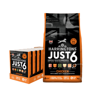 Harringtons Just 6 Trial Bundle - Dry Chicken & Wet Selection