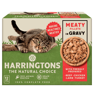 Complete Grain-Free Adult Meaty Selection in Gravy Wet Cat Food Bundle 72x85g