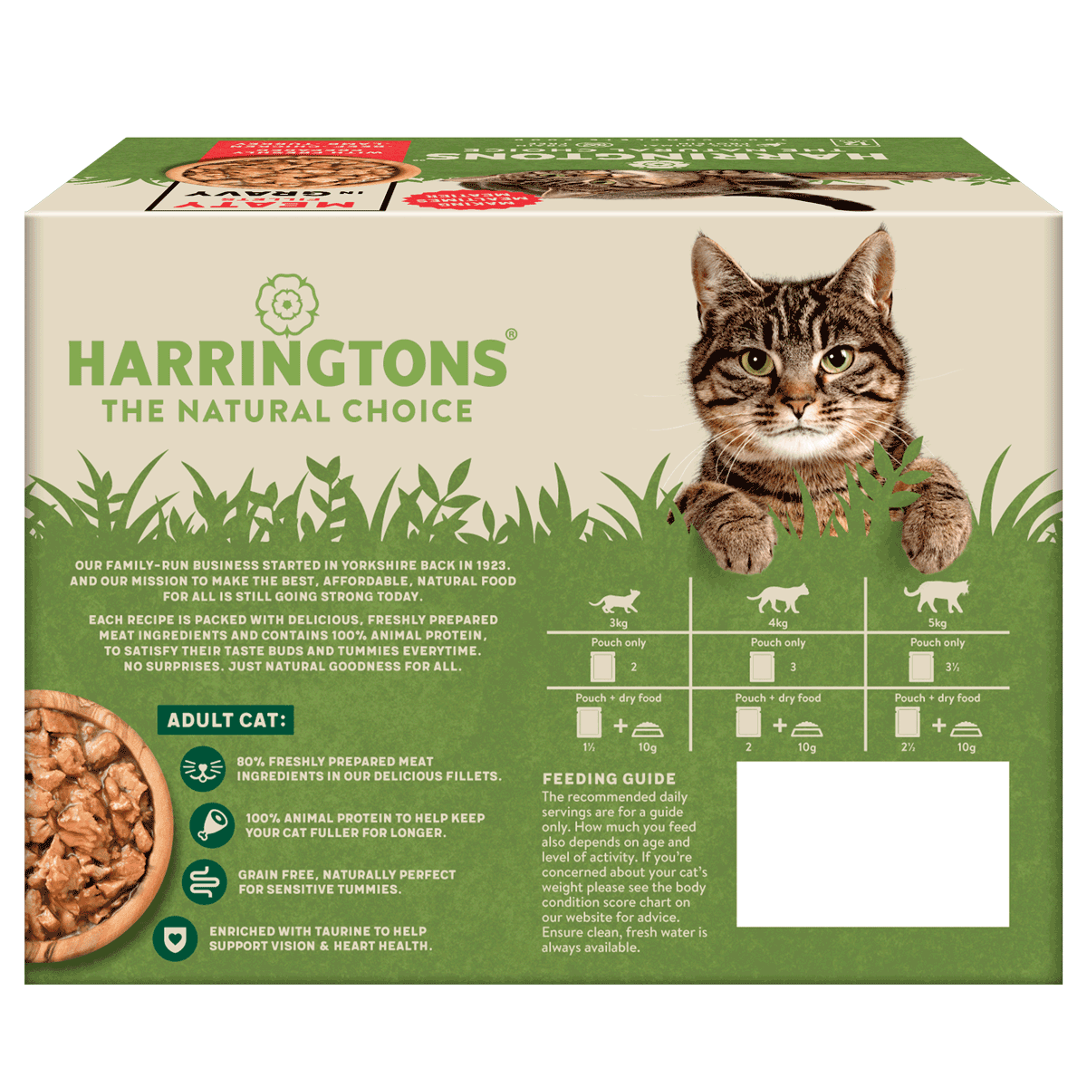 Complete Grain Free Adult Meaty Selection in Gravy Wet Cat Food Bundle 72x85g