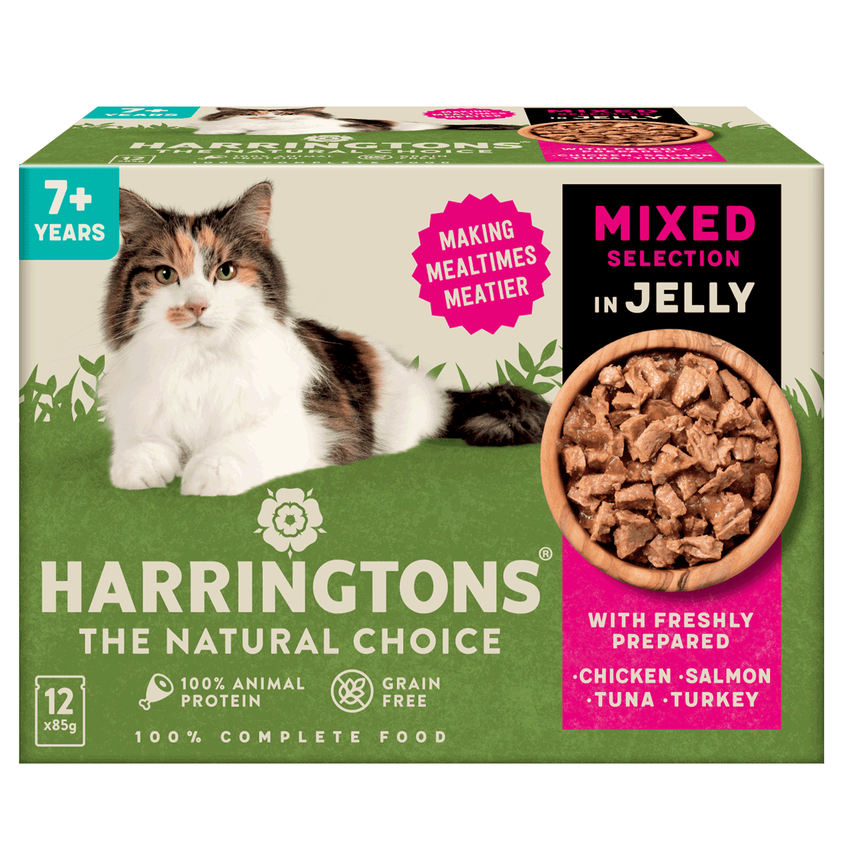 Complete Senior Grain Free Mixed Selection in Jelly Cat Food