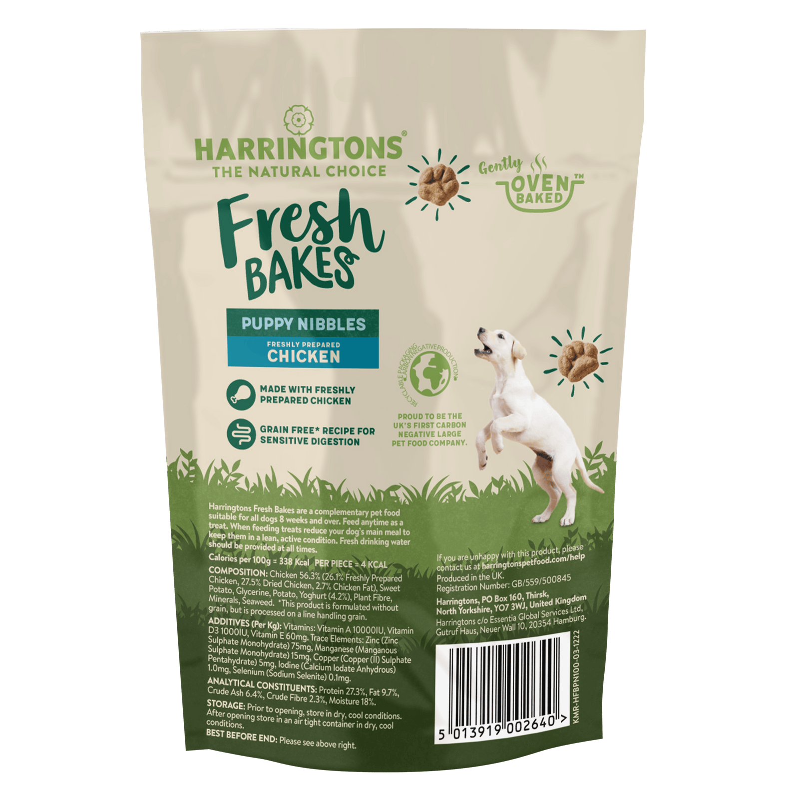 Harringtons junior dog deals food