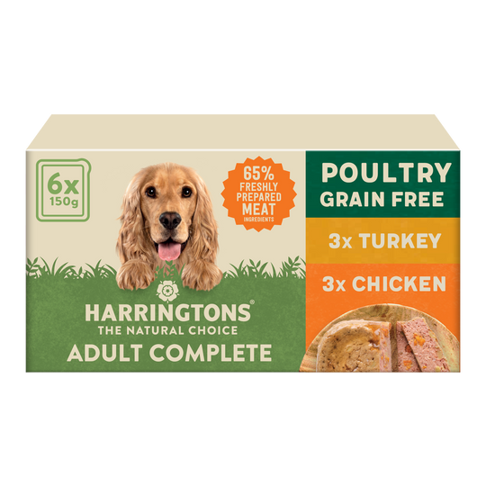 Grain Free Poultry Selection Wet Dog Food Bumper Pack 6 x 150g