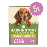 Harringtons Complete Small Dry Adult Dog Lamb Rice 5 x 1kg Harringtons Pet Food