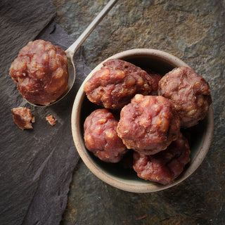 Meaty Beef Meatballs Dog Treats