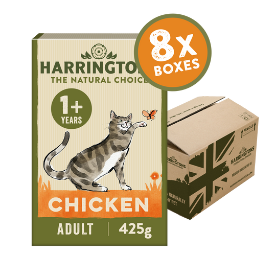 Complete Adult Chicken Dry Cat Food 8 x 425g