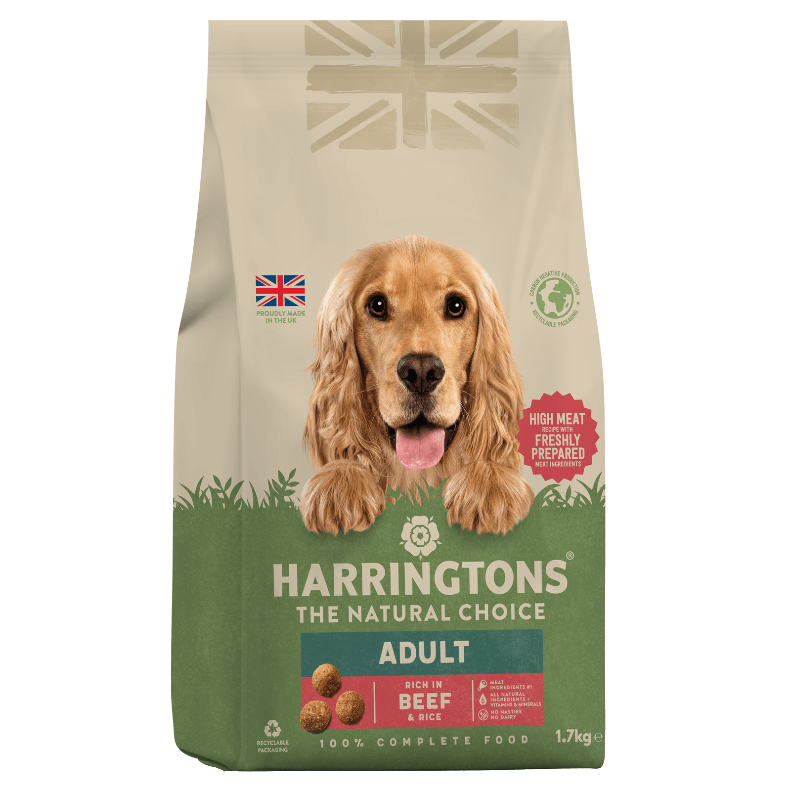 Beef dry deals dog food
