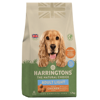 Light Dry Adult Dog Food Rich in Chicken & Rice 4 x 1.7kg