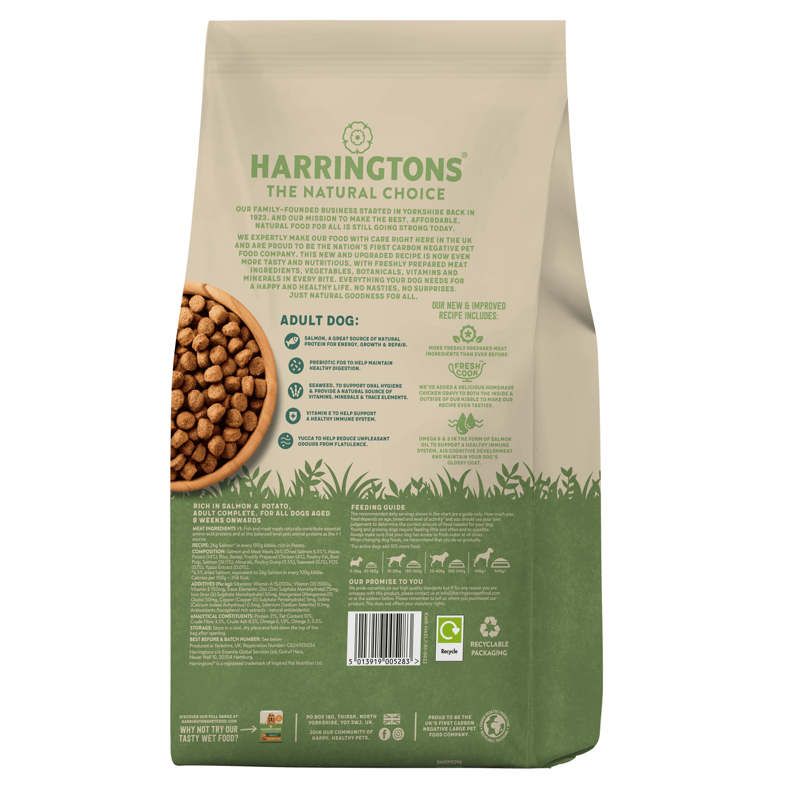 Harringtons salmon and potato wet dog food deals