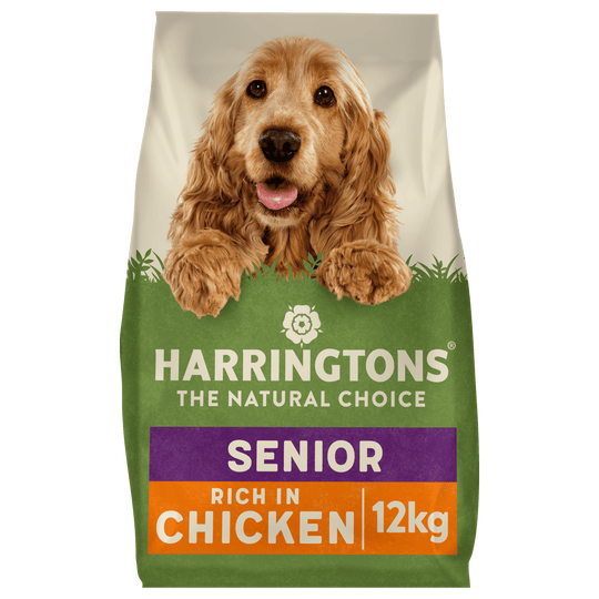 Dry Senior Dog Food Rich in Chicken & Rice 12kg