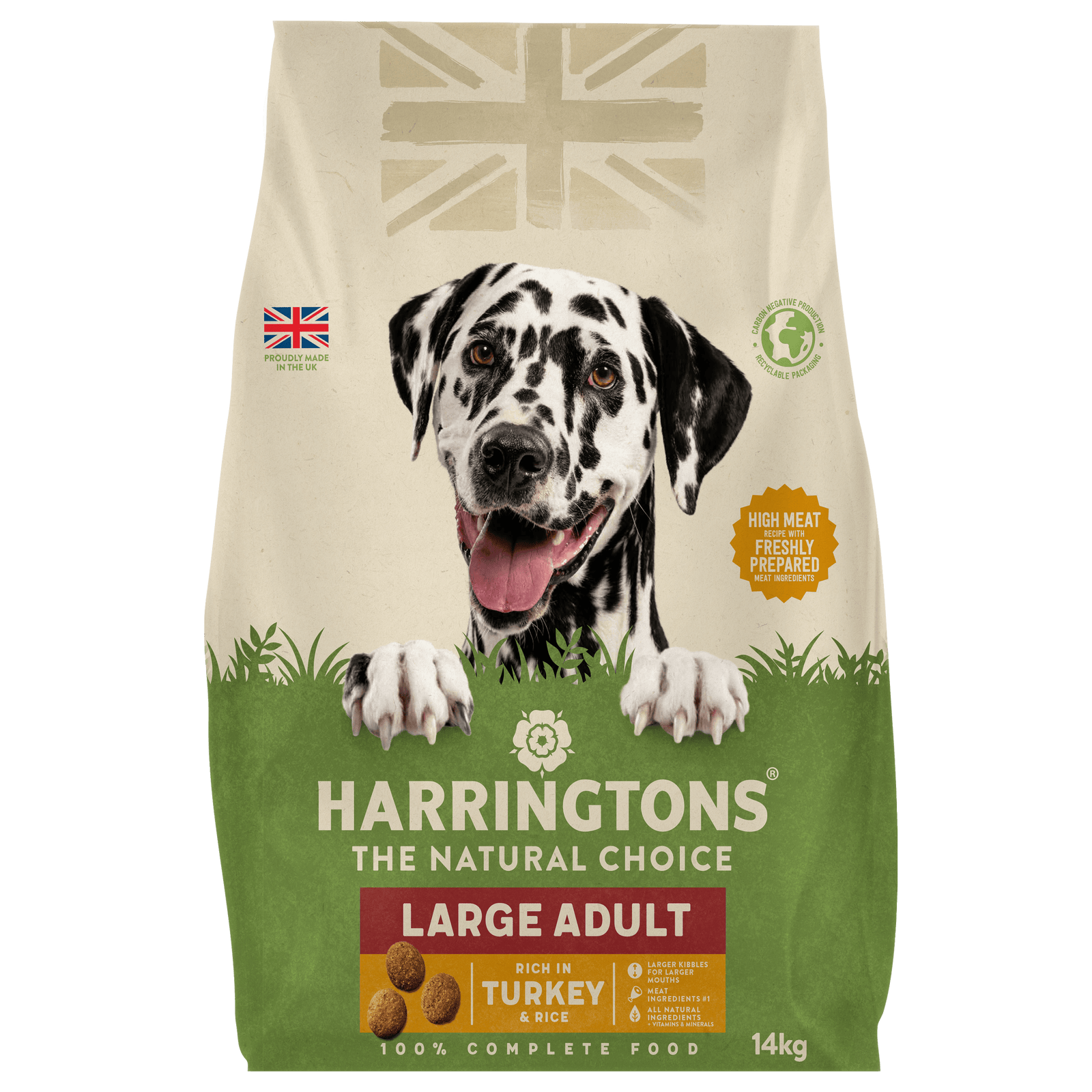 Harringtons Large Breed Complete Rich in Turkey Rice Dry Dog