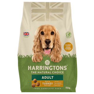 Dry Adult Dog Food Rich in Turkey & Veg 15kg