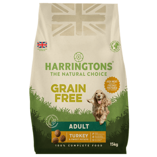Grain-Free Dry Adult Dog Food Turkey & Sweet Potato 15kg