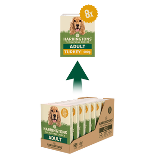 Turkey with Potato & Vegetables Grain Free Wet Dog Food 8 x 400g