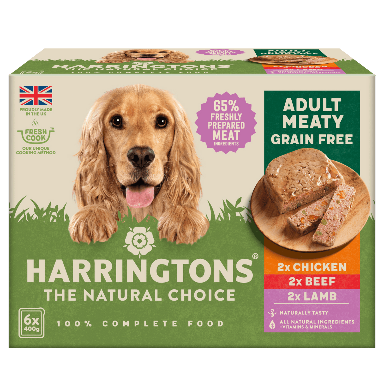 Harringtons 400g wet dog clearance food