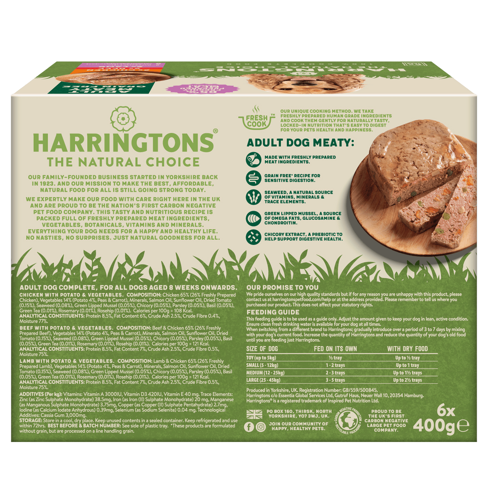 Harringtons wet outlet dog food